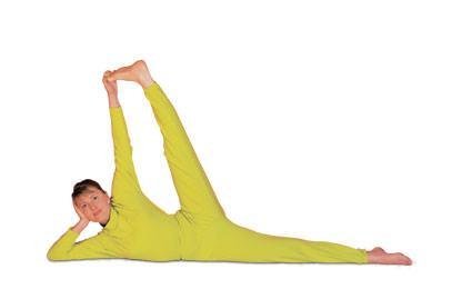 2 – 2 Meru Akaranasana Stretching the Spine and Inner Thigh