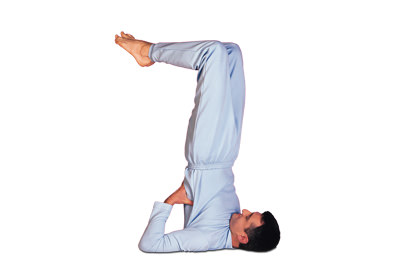 7 – 6 Sarvangasana – Variation La chandelle - Variation