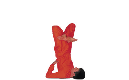 8 – 14 Padma Sarvangasana Lotus im Schulterstand